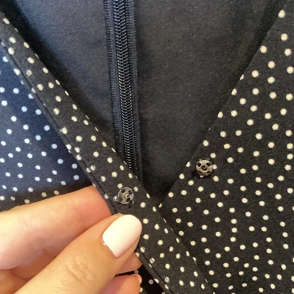 Loft polka dot  jumpsuit Size 12 - Picture 4 of 7